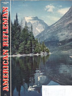 Vintage American Rifleman Magazine - February, 1953 - Very Good Condition