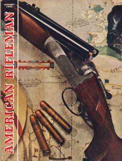 Vintage American Rifleman Magazine - January, 1954 - Good Condition