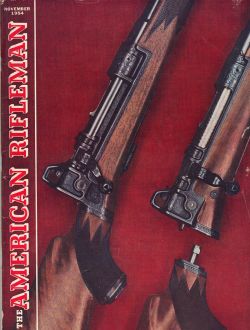 Vintage American Rifleman Magazine - November, 1954 - Very Good Condition