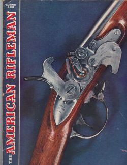 Vintage American Rifleman Magazine - January, 1955 - Very Good Condition