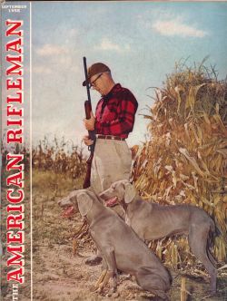 Vintage American Rifleman Magazine - September, 1955 - Very Good Condition