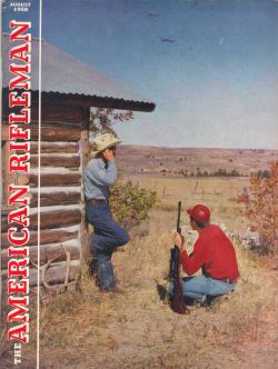 Vintage American Rifleman Magazine - August, 1958 - Very Good Condition