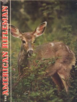 Vintage American Rifleman Magazine - January, 1963 - Very Good Condition