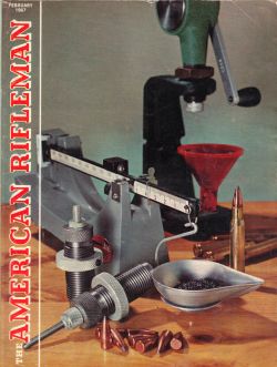 Vintage American Rifleman Magazine - February, 1967 - Very Good Condition