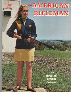 Vintage American Rifleman Magazine - October, 1968 - Very Good Condition