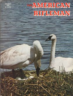 Vintage American Rifleman Magazine - November, 1968 - Very Good Condition