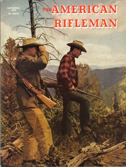 Vintage American Rifleman Magazine - September, 1969 - Very Good Condition