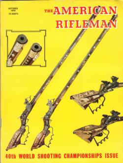 Vintage American Rifleman Magazine - October, 1970 - Very Good Condition