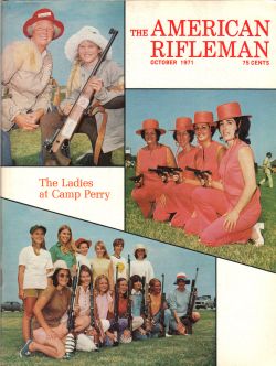 Vintage American Rifleman Magazine - October, 1971 - Very Good Condition