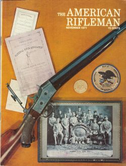 Vintage American Rifleman Magazine - November, 1971 - Very Good Condition