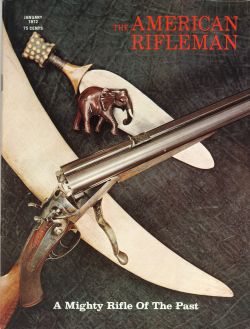 Vintage American Rifleman Magazine - January, 1972 - Very Good Condition