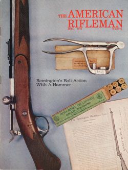 Vintage American Rifleman Magazine - April, 1972 - Very Good Condition