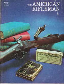 Vintage American Rifleman Magazine - August, 1973 - Very Good Condition