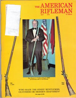 Vintage American Rifleman Magazine - May, 1974 - Very Good Condition