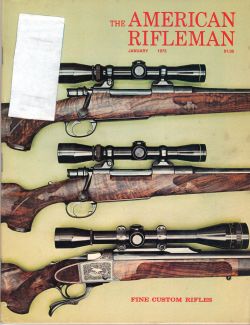 Vintage American Rifleman Magazine - January, 1975 - Very Good Condition