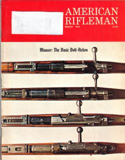 Vintage American Rifleman Magazine - March, 1975 - Very Good Condition
