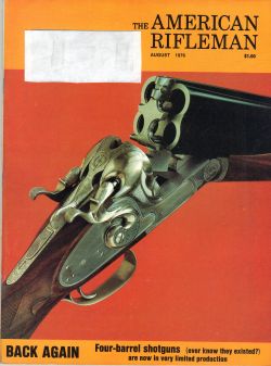 Vintage American Rifleman Magazine - August, 1976 - Very Good Condition