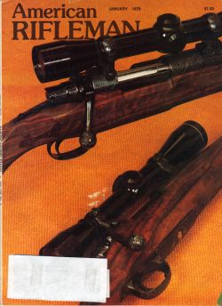 Vintage American Rifleman Magazine - January, 1978 - Very Good Condition