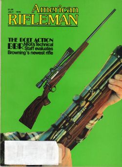 Vintage American Rifleman Magazine - July, 1978 - Very Good Condition
