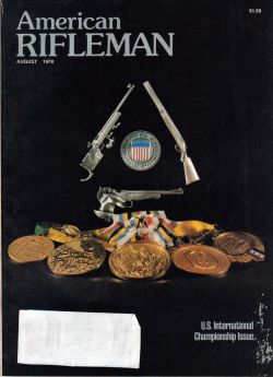 Vintage American Rifleman Magazine - August, 1978 - Very Good Condition
