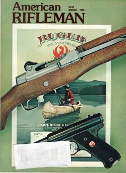 Vintage American Rifleman Magazine - March, 1979 - Very Good Condition
