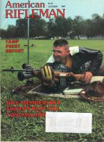 Vintage American Rifleman Magazine - October, 1981 - Very Good Condition
