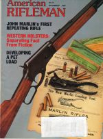 Vintage American Rifleman Magazine - November, 1981 - Very Good Condition
