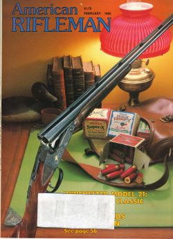 Vintage American Rifleman Magazine - February, 1982 - Very Good Condition
