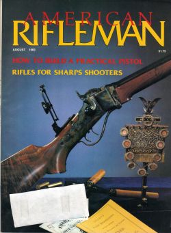 Vintage American Rifleman Magazine - August, 1983 - Very Good Condition