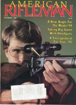 Vintage American Rifleman Magazine - November, 1983 - Very Good Condition