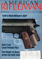 Vintage American Rifleman Magazine - November, 1984 - Very Good Condition