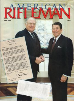 Vintage American Rifleman Magazine - April, 1985 - Very Good Condition