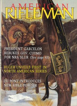 Vintage American Rifleman Magazine - July, 1985 - Very Good Condition