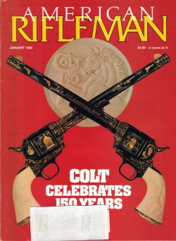 Vintage American Rifleman Magazine - January, 1986 - Very Good Condition