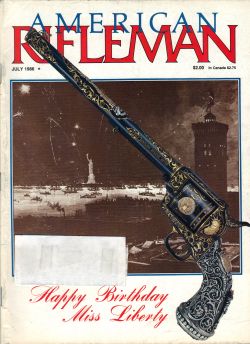 Vintage American Rifleman Magazine - July, 1986 - Very Good Condition