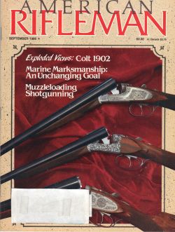 Vintage American Rifleman Magazine - September, 1986 - Very Good Condition