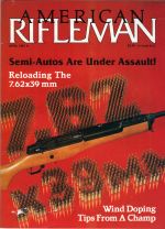 Vintage American Rifleman Magazine - April, 1987 - Very Good Condition