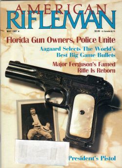 Vintage American Rifleman Magazine - May, 1987 - Very Good Condition