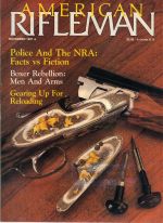 Vintage American Rifleman Magazine - November, 1987 - Very Good Condition