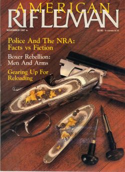 Vintage American Rifleman Magazine - November, 1987 - Very Good Condition