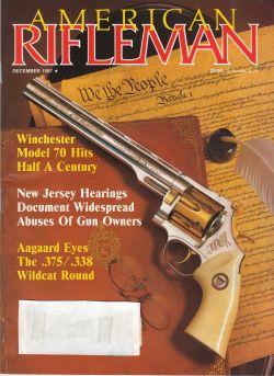 Vintage American Rifleman Magazine - December, 1987 - Very Good Condition