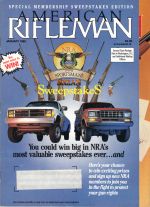 Vintage American Rifleman Magazine - January, 1988 - Very Good Condition