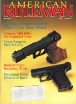 Vintage American Rifleman Magazine - May, 1988 - Very Good Condition