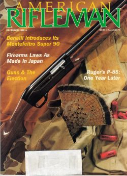 Vintage American Rifleman Magazine - December, 1988 - Very Good Condition