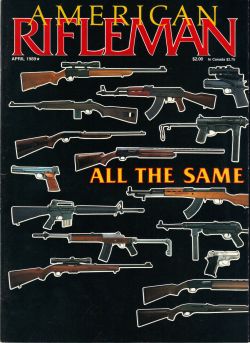 Vintage American Rifleman Magazine - April, 1989 - Very Good Condition