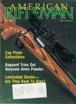 Vintage American Rifleman Magazine - July, 1989 - Very Good Condition