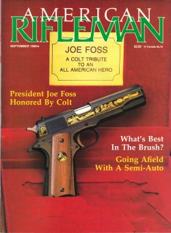 Vintage American Rifleman Magazine - September, 1989 - Very Good Condition