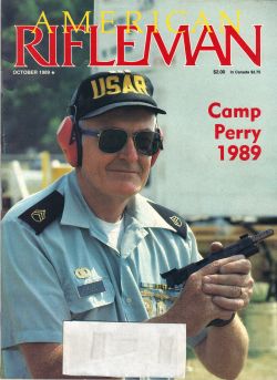 Vintage American Rifleman Magazine - October, 1989 - Very Good Condition