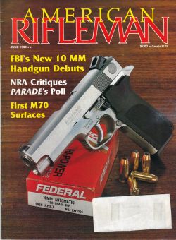 Vintage American Rifleman Magazine - June, 1990 - Very Good Condition