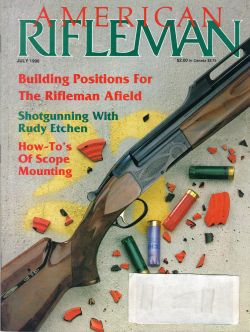 Vintage American Rifleman Magazine - July, 1990 - Very Good Condition